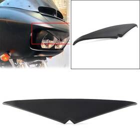 Comebuybestusa 310003786604 Headlamp Headlight Eyebrow Eyelid Trim Black For Harley Road Glide Fltrx Fltru
