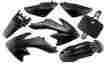 Cr125r Hokit100-001 Ufo Plastics Complete Body Kit Black Honda 00-01 Cr250r