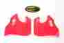 Ho02653-067 Cr250r Ufo Red Radiator Shroud Plastic For Honda Cr 250 1992-1994 Cr250 250r 665760835523
