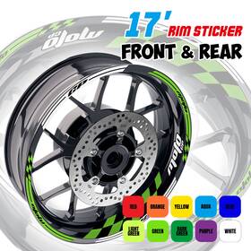 Clcrwsgp01xx17cc22006ho Createmotor For Honda Cb500r 2019-2020 19 20 Blue Wheel Stickers Rim Gp01