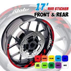 Clcrwsgp01xx17cc22006su Createmotor For Suzuki Gsxr600 1992-2022 18 19 20 21 10 Color Wheel Stickers Rim Gp01