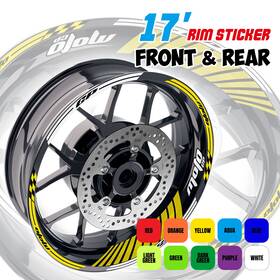 Clcrwsgp02xx17cc22009ho Createmotor For Honda Cb400sf Super Four 2019-2020 19 20 Blue Wheel Stickers Rim Gp02