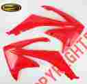 Ho04637-070 Crf450r Ufo Red Radiator Shroud Plastic For Honda Crf 450 R 2009-2012