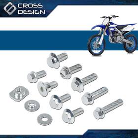 Big030643 Crossdesign Fit For Yamaha Yz 250 450 Yz250f 450f Yz450f Plastic Fender Body Bolt Kit