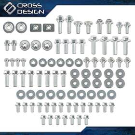 Ht-03sbc5901agy Crossdesign Bolt Kit 90pcs Fit For Kawasaki Kx60 Kx65 Kx80 Kx85 Kx125 Kx250 Kx500 Bodywork