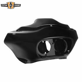 8fg005 Custom Chrome Injection Abs Inner &outer Headlight Fairing Fit For Harley Road Glide 1998-2013