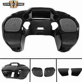 8fg006 Custom Chrome Inner Outer Fairings Glove Box Doors Grilles Fit For Harley Road Glide Fltrx 15