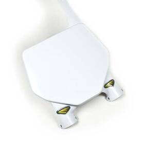 12-73340 Cycra White Front Number Plate For Cr125 250 Crf150 230 450 04-07