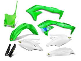 1cyc-9319-72f Cycra 1cyc931972f Powerflow Body Kit - Fluorescent Green