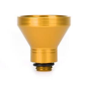 M530-a007-gold Darupsun Aluminum Motorcycle Motorbike 20mm Funnel Engine Oil Filler Universal - Gold