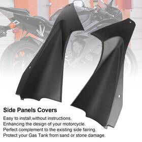 M549-a153-blk Darupsun Gas Fuel Tank Side Cover Fairing Panel Cowl Trim For Yamaha Yzf R6 2006-2007