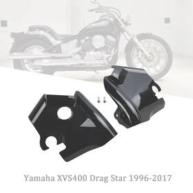 M549-a460-blk Darupsun Fork Frame Neck Cover For Yamaha Xvs400 Xvs650 Drag Star V-star 650 97-03 Black