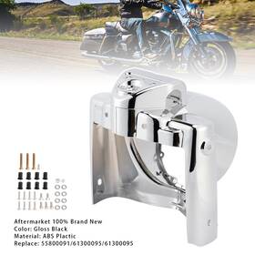 M549-a478-chr Darupsun 7 Inch Round Headlight Nacelle Cover For Touring Road King Flhr 2014-2023