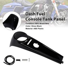 M549-a529-blk Darupsun Dash Fuel Console Tank Panel For Road King 2000-2017