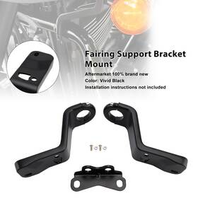 M549-a566-blk Darupsun Fairing Support Bracket Mount Kit Fit For Low Rider St Fxlrst 2022-2025