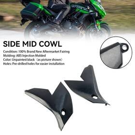 M999-w001-084-05 Darupsun Unpainted Fairing Side Mid Cowl Panel For Kawasaki Versys 650 Kle 2022-2024