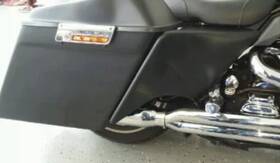 4886g Dbtd Harley Davidson 5 Inch Side Covers For Extended Saddlebags Fit Touring 1996-2008
