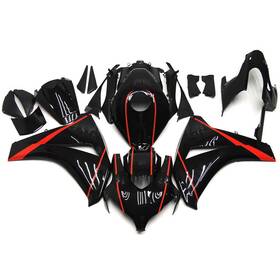 Cbr1000rr08-44 Dfmt #wl13-85 Black Red Fairings Kit For 2008-2011 Honda Cbr1000rr Plastic Injection Bodywork