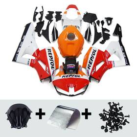 F5-13-b81 Dfmt #wl13 Injection Orange Red White Fairing Kit For 2013-2020 Honda Cbr600rr F5 Bodywork