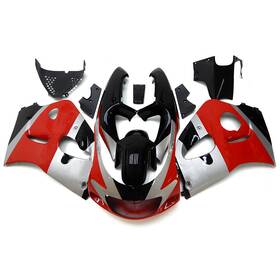 Fwgsxr600-1996-13 Dfmt #rzha Fairing Kit For 1996-1999 Suzuki Gsxr600 Gsxr750 Abs Red Silver Black Bodywork