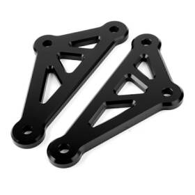 Dictorcoltd 550748612947 Lowering Linkage Drop Link Kit For Kawasaki Z1000 2014-2019 15 Adjustable Black