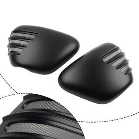 Dictorcoltd 550748806735 Motorcycle Left Right Battery Side Covers Fairing For T100 2017-2023 Matte Black
