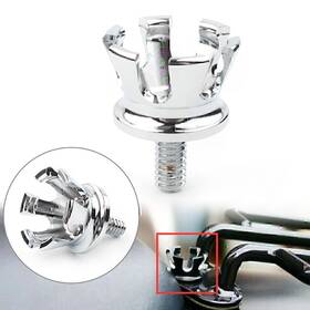 Dictorcoltdusa 550715960231 Imperial Crown Style Rear Seat Bolt Tab Screw Mount For Harley 1996-up Chrome Us Dictorcoltdusa 550715960231 Imperial Crown Style Rear Seat Bolt Tab Screw Mount For Harley 1996-up Chrome Us
