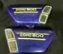 Dohc500 Yamaha Used Oem Set Side Covers Blue 1973-1974 Tx500