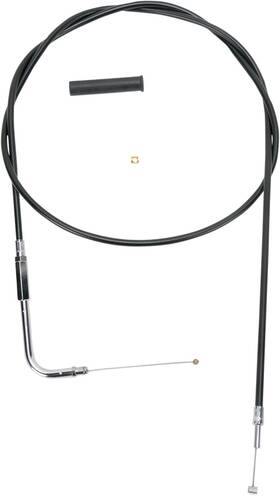 0650-1074 Drag Specialties Spec. Black Vinyl Throttle Cable