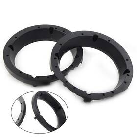 Dreamhighh 212500227720 5.25 Inch -6 Speaker Adapter Bracket Rings Cover Fit For Harley Batwing Electra Glide