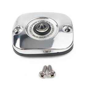 Dreamhighhusa 532613707705 Front Brake Master Cylinder Cover For Harley Xl Touring Softail Dyna Chrome
