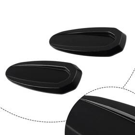 Dreamhighhusa 550743532103 Pair Rearview Mirror Block Off Base Plates Cover For Bmw S1000rr 2020-23 Black