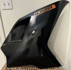 48012292aa Ducati 43711661a Upper-fairing Rh W Inner Panel Sticker Decal Black