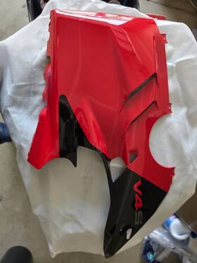 4801c483ab Ducati Genuine Oem Panigale V4s Left Side Belly Fairing Panel 2022 To 2024