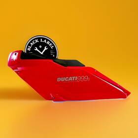 48031821c Ducati Genuine Superbike 999s Standard Upper Half Fairing Left Red