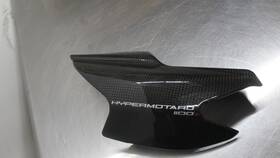 482z0011a Ducati 2008-2012 Hypermotard 1100 Rh Side Panel In Carbon Fibre