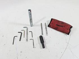 69720222a Ducati 2008 Sbk 1098 S Owners Tools Toolkit Bag Set 69720222a Ducati 2008 Sbk 1098 S Owners Tools Toolkit Bag Set