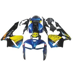 Fwf52005-137 Dxfpark #hbanxiyucnf Fairing Kit For Honda 2005 2006 Cbr600rr F5 06 Abs Bodywork Shark Blue Yellow