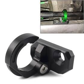 Earthoee 550745896265 Rear Brake Hose Clamp Swingarm Cable Line Holder For Kawasaki Kx 85 125 250 Blk