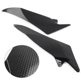 Earthoee 550755101632 For Yamaha 2009-2014 Yzf R1 Carbon Fiber Gas Tank Side Trim Cover Fairing Cowl