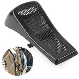 Earthoee 550755116841 Motorcycle Chin Spoiler For Harley-davidson Softail Models 2000-17 Gloss Black