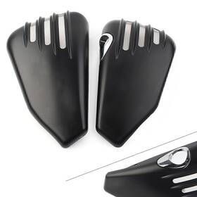 Earthoee 550755971624 Battery Side Cover Fit For Harley Davidson Sportster 1200 2014-2021 Matte Black
