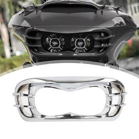Efmotorshop 232145349724 Motor Unpainted Black Headlight Bezel For Harley Road Glide Fltrx Fltru 15