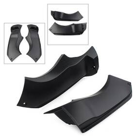 Efmotorshop 336245236097 2pcs Motor Air Tube Cover Fairing Fit Kawasaki Ninja Zx 6r Zx6r 2003-2004 Black