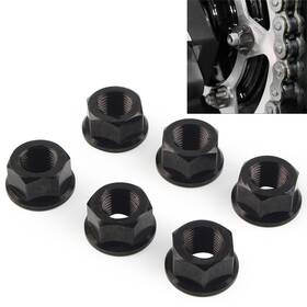 Efmotorshop 550737316627 Cnc M10 1.0 Rear Sprocket Nuts Fit Ducati Streetfighter Panigale V4 S Speciale