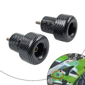 Efmotorshop 550753565832 Carbon Look Frame Sliders For Kawasaki Zzr600 Ninja 636 Zx6 Zx6r Zx9 Zx9r Zx12