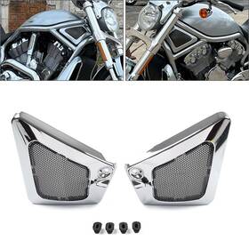 Efmotorshop 550753583621 Pair Motorcycle Airbox Frame Neck Side Intake Cover For Harley V-rod Vrscx Vrsca