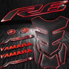 2t01d017rd-r6 Emotorcycleusa 2t01d017rd-r6/r6s/600 4pc Chromed Red Gas/fuel Tank Pad 3d 8 Inch Logo&letter 2-tone Yzf-r6 Emblem Sticker 2t01d017rd-r6 Emotorcycleusa 2t01d017rd-r6/r6s/600 4pc Chromed Red Gas/fuel Tank Pad 3d 8 Inch Logo&letter 2-tone Yzf-r6 Emblem Sticker