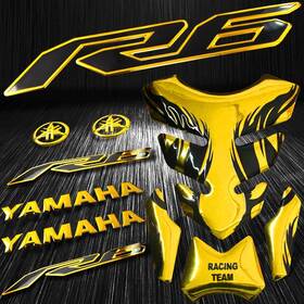 2t01h015gd-r6 Emotorcycleusa 2t01h015gd-r6/r6s/600 Chrome Gold Tribal Fire Gas/fuel Tank Pad 3d 8 Inch Logo Yzf-r6 2-tone Emblem Sticker 2t01h015gd-r6 Emotorcycleusa 2t01h015gd-r6/r6s/600 Chrome Gold Tribal Fire Gas/fuel Tank Pad 3d 8 Inch Logo Yzf-r6 2-tone Emblem Sticker