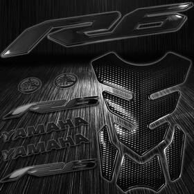 2t02d017bk-r6 Emotorcycleusa 2t02d017bk-r6/r6s/600 4pc Perforated Black Fuel Tank Pad 3d 6 Inch Logo&letter 2-tone Yzf-r6 Emblem Sticker 2t02d017bk-r6 Emotorcycleusa 2t02d017bk-r6/r6s/600 4pc Perforated Black Fuel Tank Pad 3d 6 Inch Logo&letter 2-tone Yzf-r6 Emblem Sticker